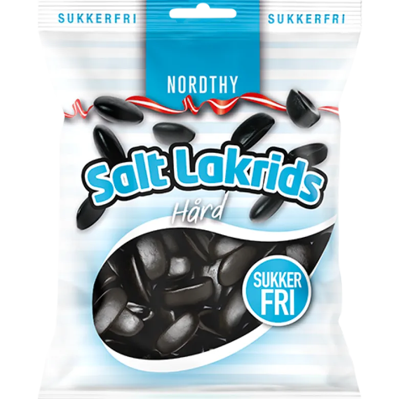 Nordthy Sukkerfri Salt Lakrids (65 g)