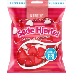 Nordthy Sukkerfri Søde Hjerter (65 g)