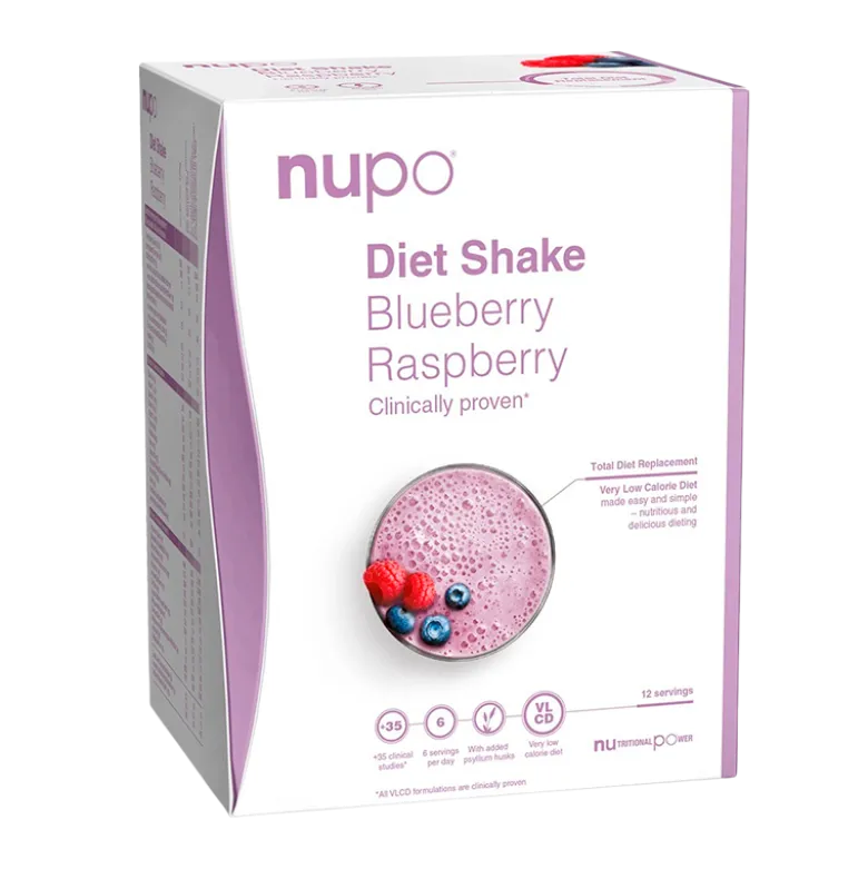 Nupo Diet Shake Blueberry Raspberry (12x32 g)