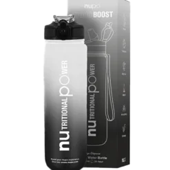 Nupo Motivations Vandflaske Sort (1000 ml)