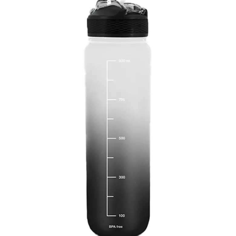 Nupo Motivations Vandflaske Sort (1000 ml)