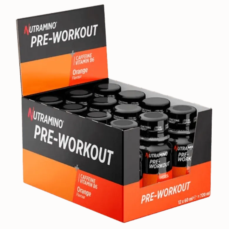 Nutramino Pre-Workout Shot Orange (12 x 60 ml)