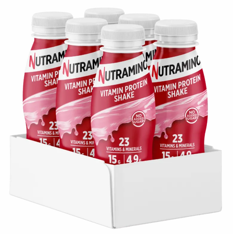 Nutramino Vitamin Protein Shake Strawberry Flavour (325 ml)