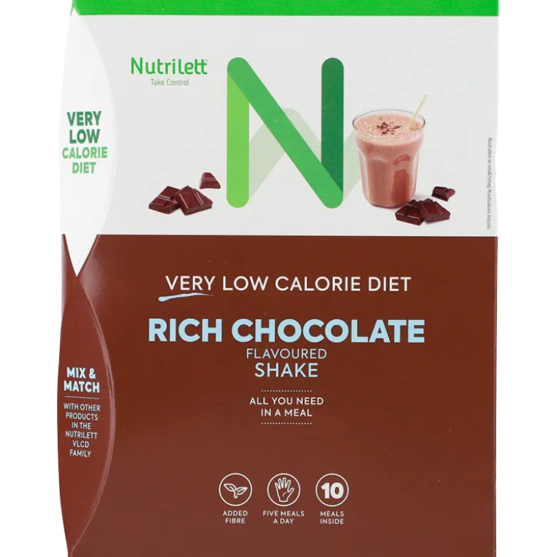 Nutrilett VLCD Chocolate shake (35 g x 10 stk)