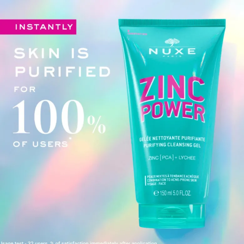 Nuxe Zinc Power Purifying Cleansing Gel (150 ml)