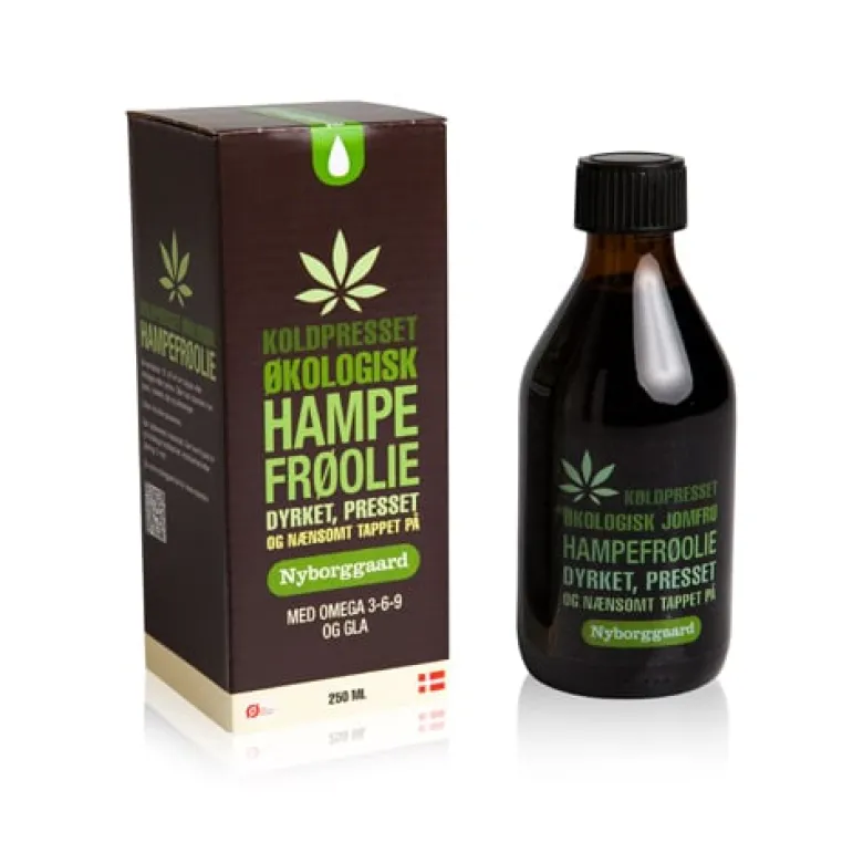 Nyborggaard Hampefrøolie Ø (250 ml)