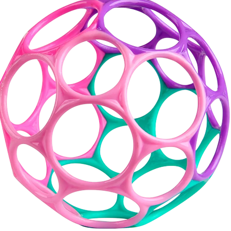 Oball Classic Bold Pink/Lilla/Blå (1 stk)