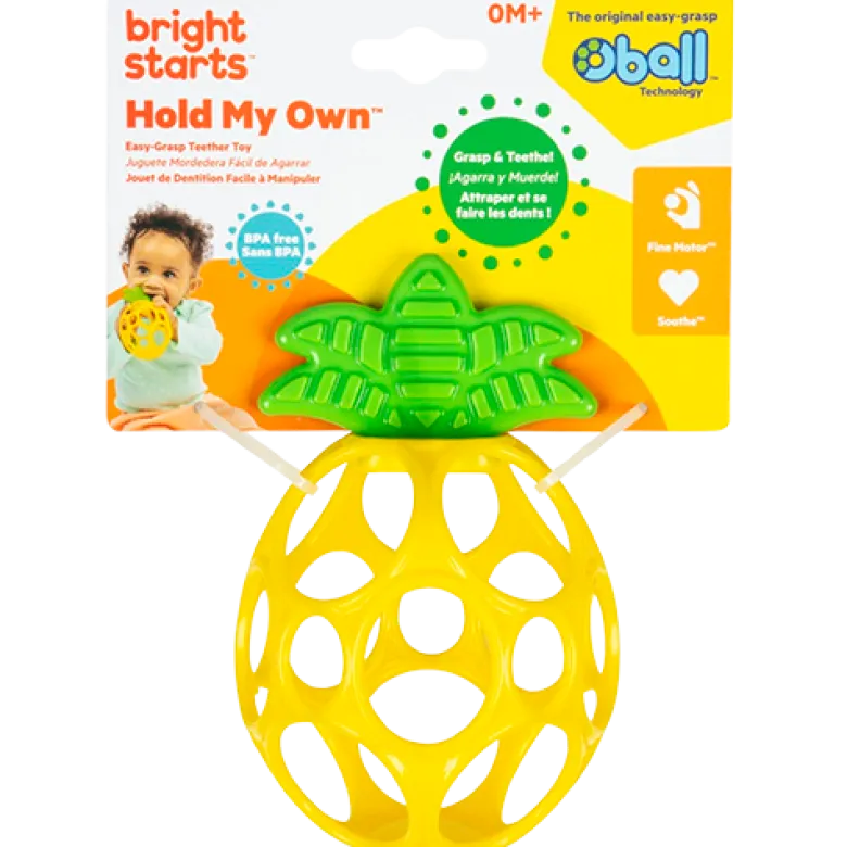 Oball Easy-Grasp Teether Toy Ananas (1 stk)