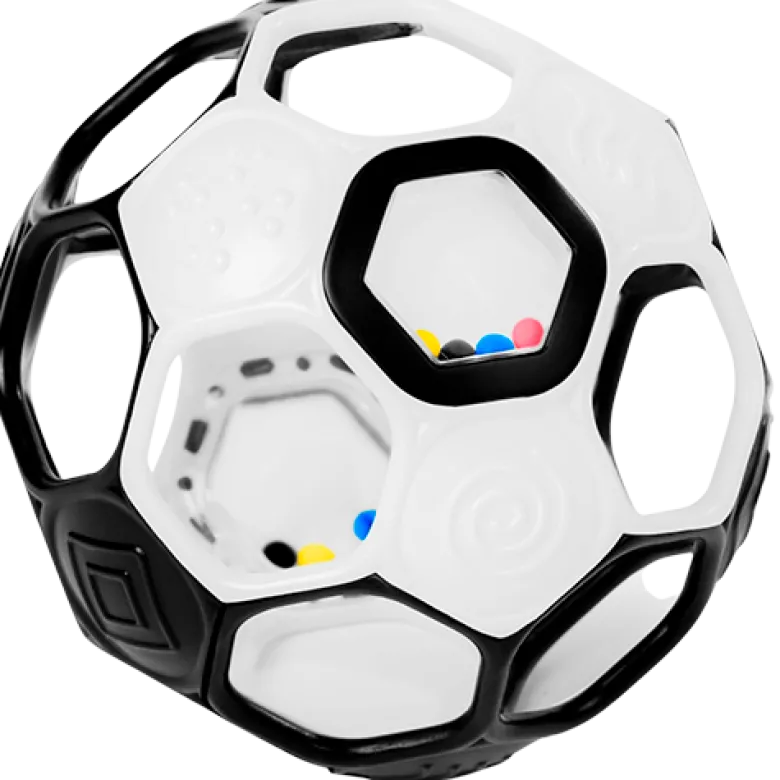 Oball Fodbold Hvid/Sort (1 stk)