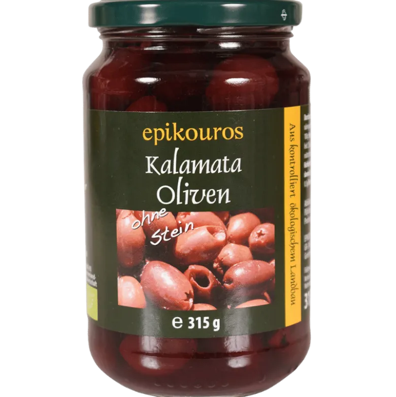 Oliven Kalamata uden sten Ø (315 gr)
