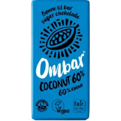 Ombar Bar Kokosnød 60 % Ø (35 g)