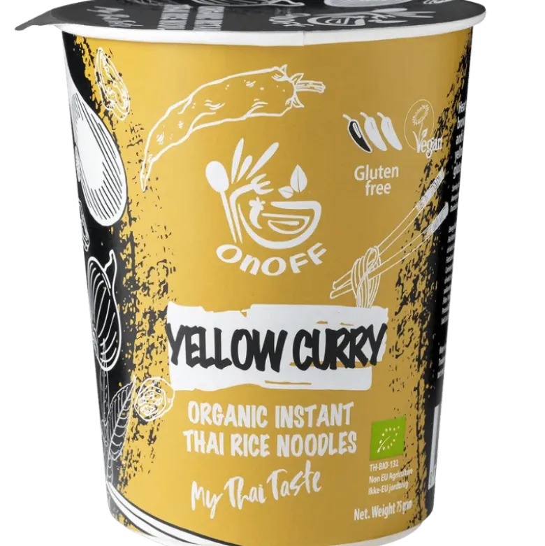 On Off Thai Food Instant Nudelsuppe Gul Karry Ø (75 g)