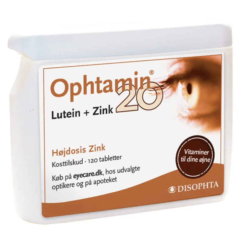 Ophtamin 20 Lutein + Zink (120 tabl)
