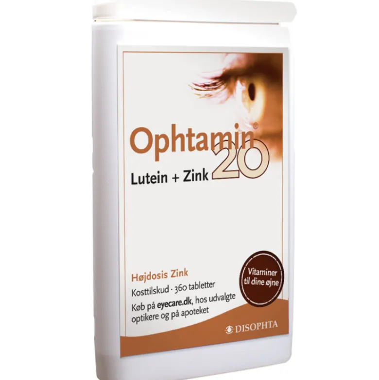 Ophtamin 20 Lutein + Zink (360 tabl)