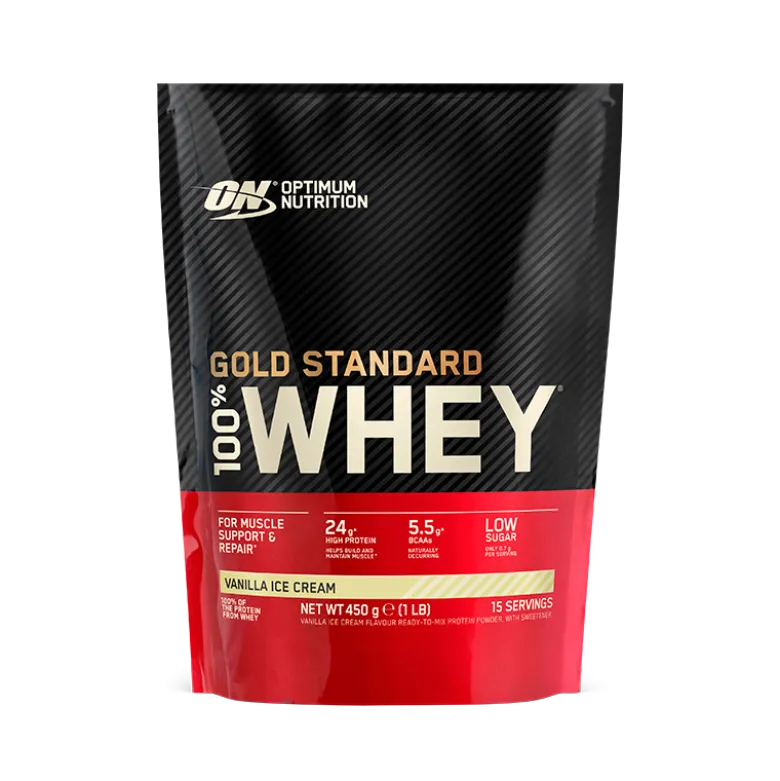 Optimum Nutrition Gold Standard 100% Whey Vanilla Ice Cream (450 g)