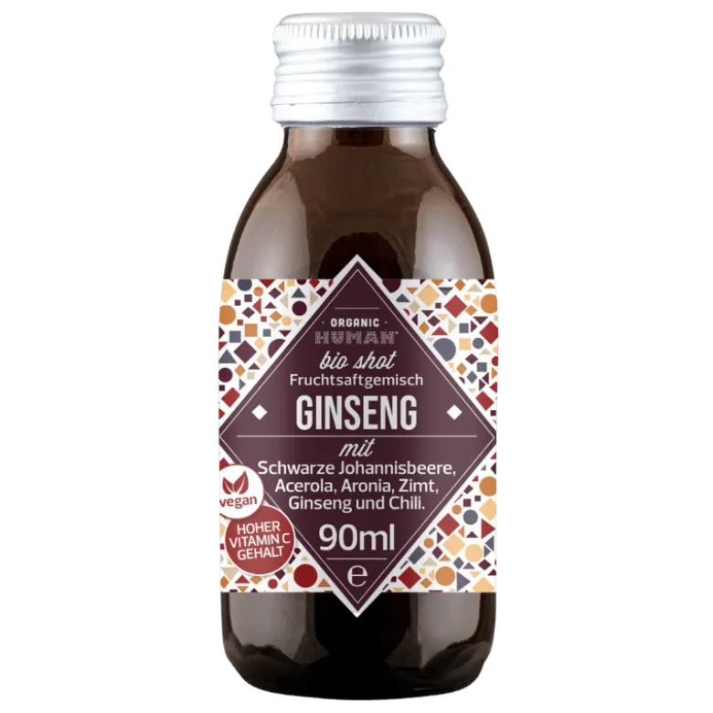 Organic Human Ginseng shot (90 ml)