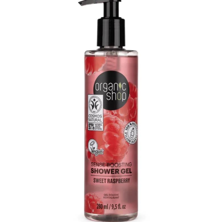 Organic Shop Boosting Shower Gel Sweet Raspberry (280 ml)