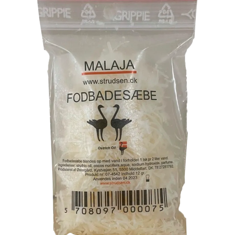 Ostrich Oil Struds Fodbadesæbe (12 gr)