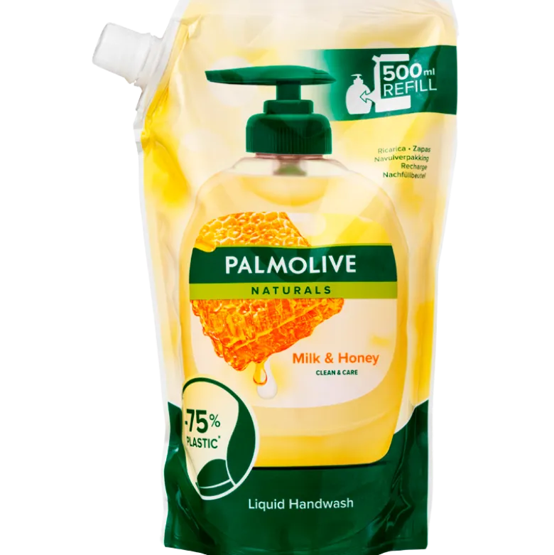 Palmolive Flydende Håndsæbe Milk & Honey Refill (500 ml)
