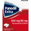 Panodil Extra Tablet 500/65 mg (10 stk)