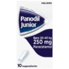 Panodil Junior Suppositorier 250 mg (10 stk)