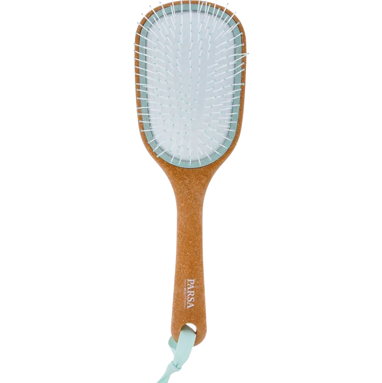 Parsa Cork Detangling Hairbrush Wet & Dry Organic Large Oval (1 stk)