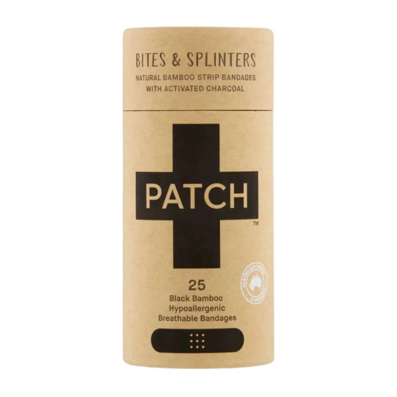 PATCH Komposterbare Plastre Aktivt Kul (25 stk)