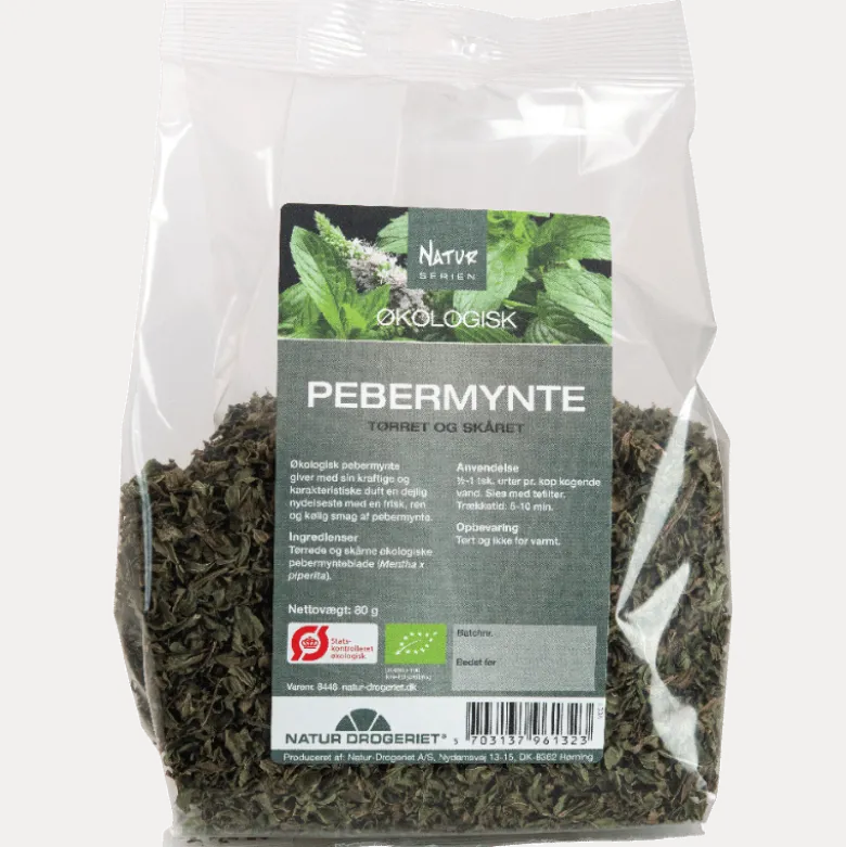 Pebermynte fint skåret Ø 80 gr.