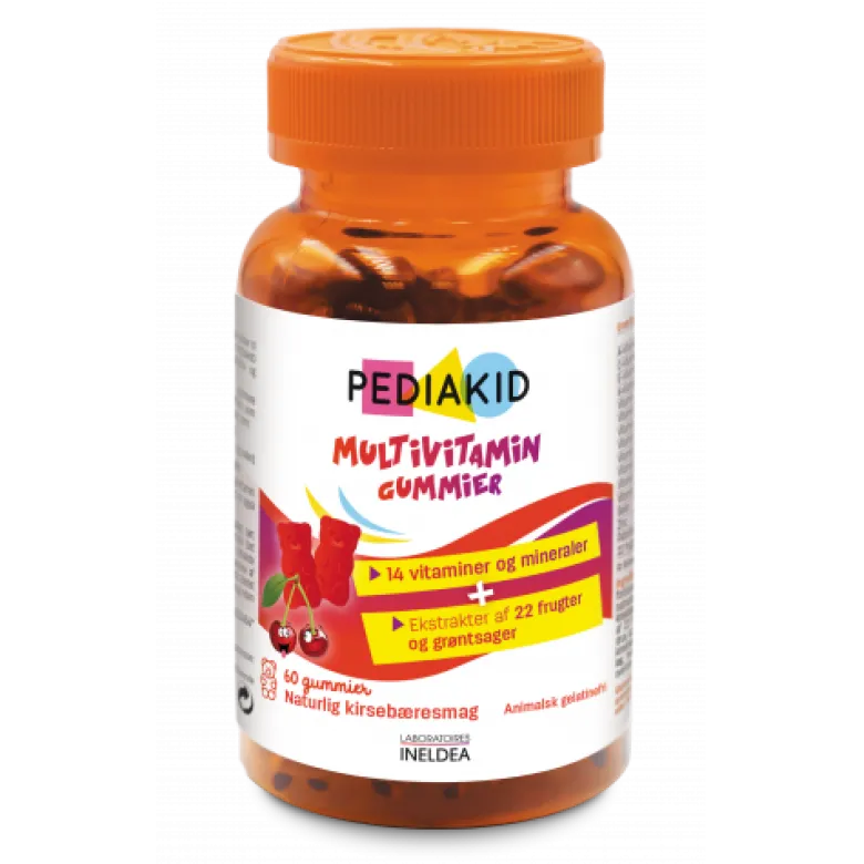 Pediakid Gummies Multivitamins Cherry (60 stk)