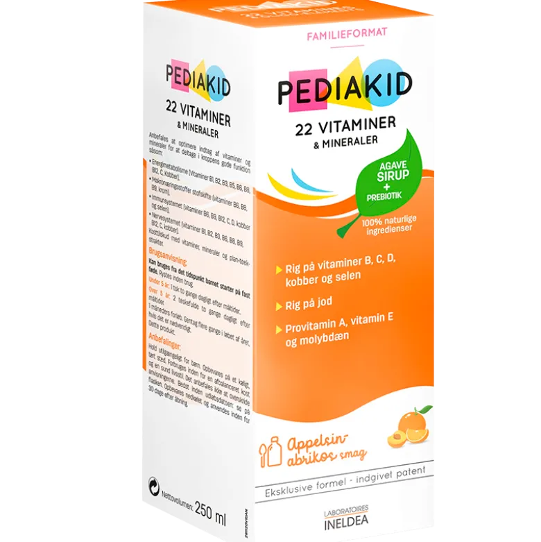 Pediakid 22 Vitamins Sirup Apricot & Orange (250 ml)