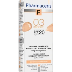 Pharmaceris F - Intensivt Dækkende Foundation SPF 20 Bronze 03 (30 ml)