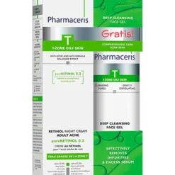 Pharmaceris Retinol Night Cream & Sebogel Face Gel (1 sæt)