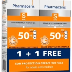 Pharmaceris S Sampak Bred Spectrum Solbeskyttelse SPF 50+ (50+50 ml)