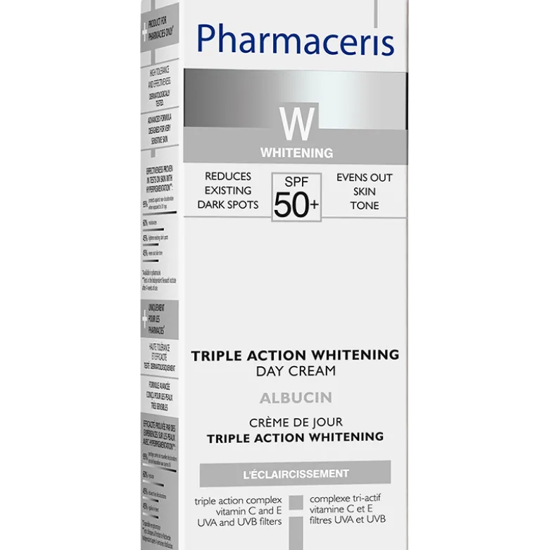 Pharmaceris Whitening Albucin Triple Action Day Cream SPF 50+ (30 ml)