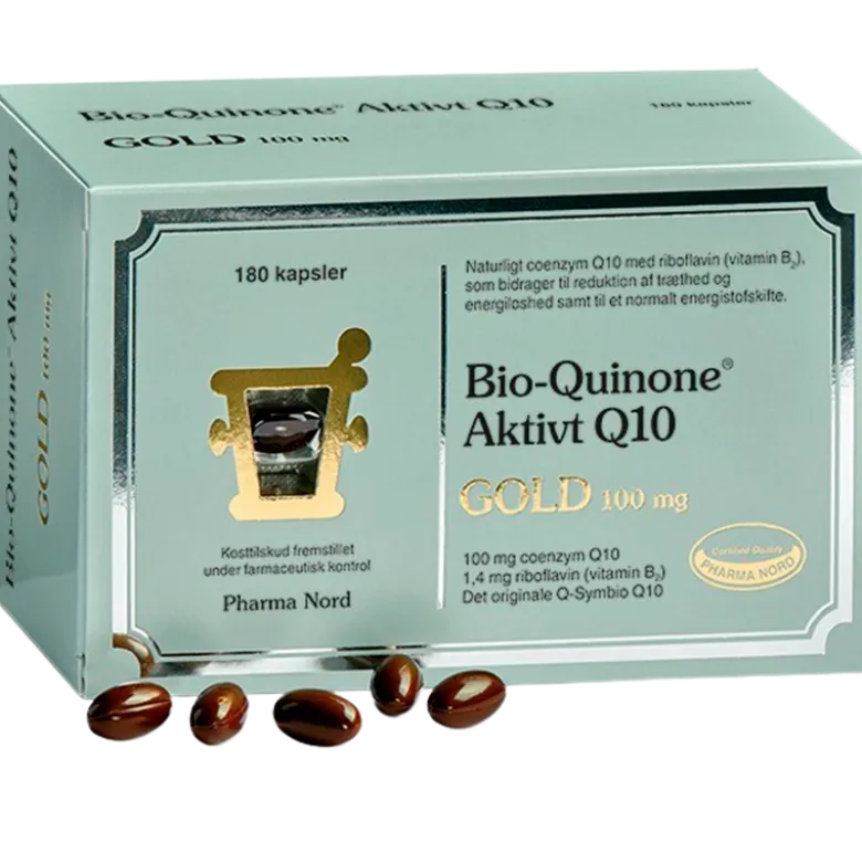 Pharma Nord Bio-Quinone Aktivt Q10 Gold (180 kap)