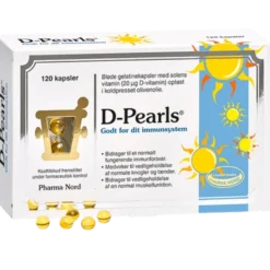 Pharma Nord D-Pearls 20 µg (120 kapsler)