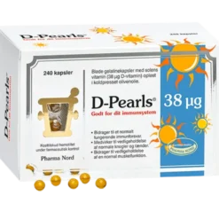 Pharma Nord D-Pearls Stærk 38 µg (240 kapsler)