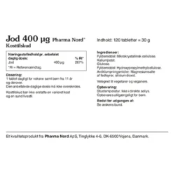 Pharma Nord Jod 400 µg (120 tabl)