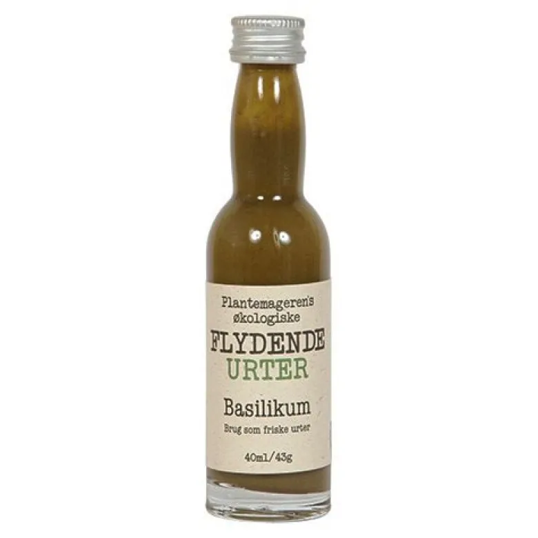 Plantemageren - Flydende urter Basilikum Ø (40 ml)