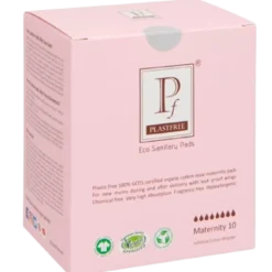 Plastfree 100% Organic Cotton & Plastic-free Maternity Pads (10 stk)