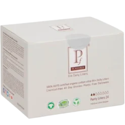 Plastfree 100% Organic Cotton & Plastic-free Daily Liners (24 stk)