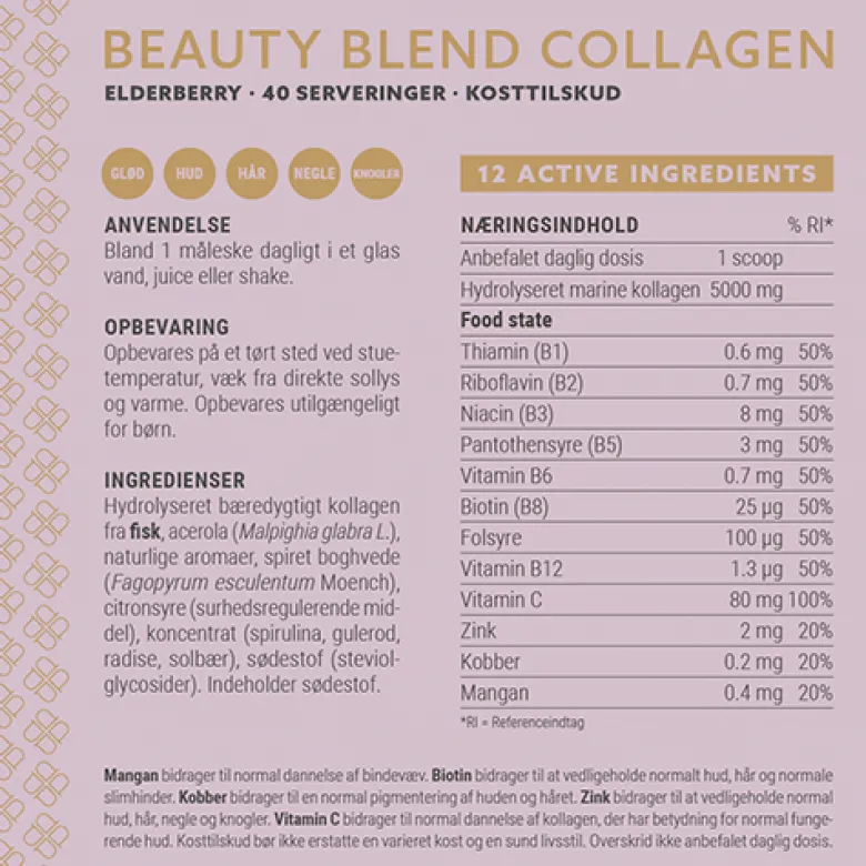 Plent Beauty Blend Collagen Elderberry (277 g)
