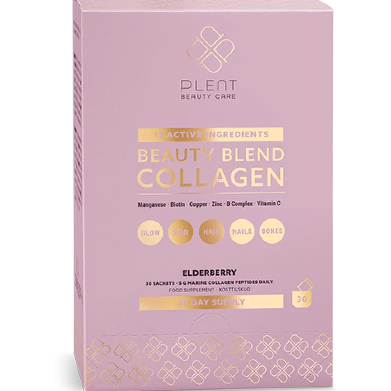 Plent Beauty Blend Collagen Elderberry Box (30 breve)