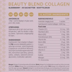 Plent Beauty Blend Collagen Elderberry Box (30 breve)