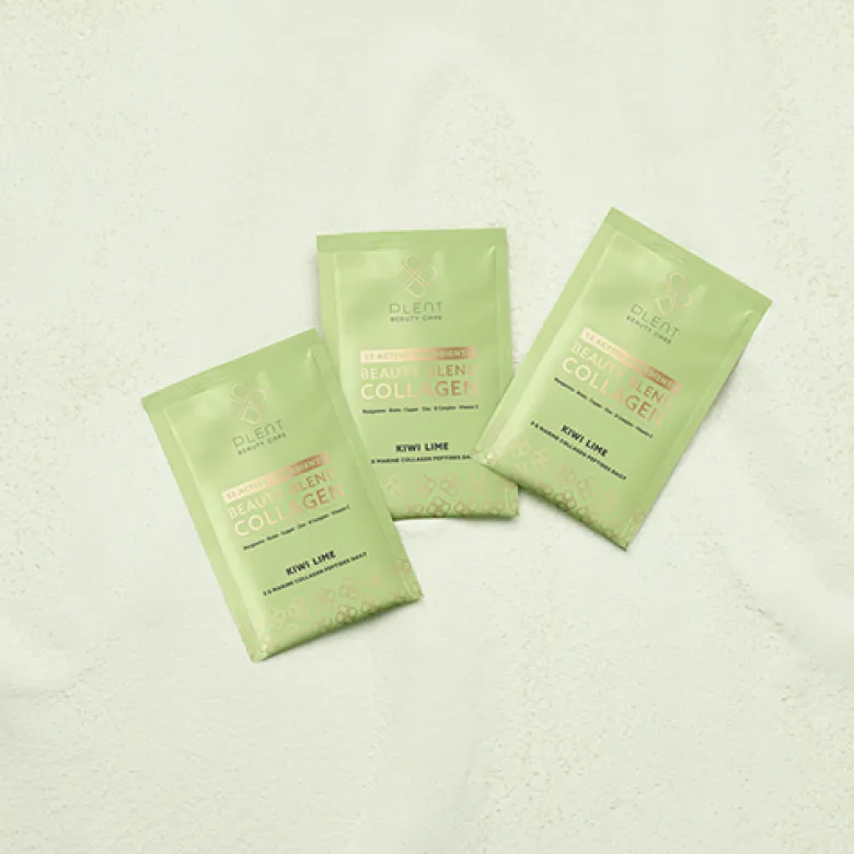 Plent Beauty Blend Collagen Kiwi Lime Box (30 breve)