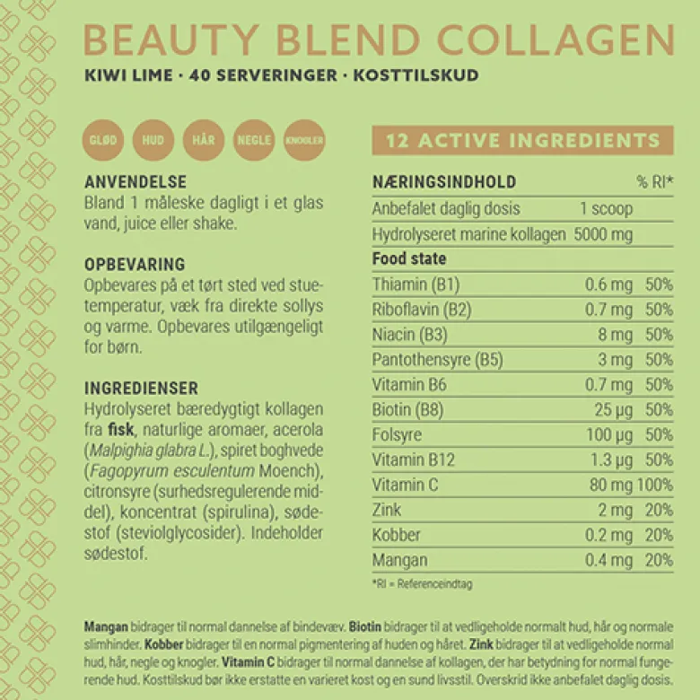Plent Beauty Blend Collagen Kiwi Lime (277 g)