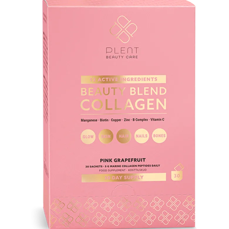 Plent Beauty Blend Collagen Pink Grapefruit Box (30 breve)