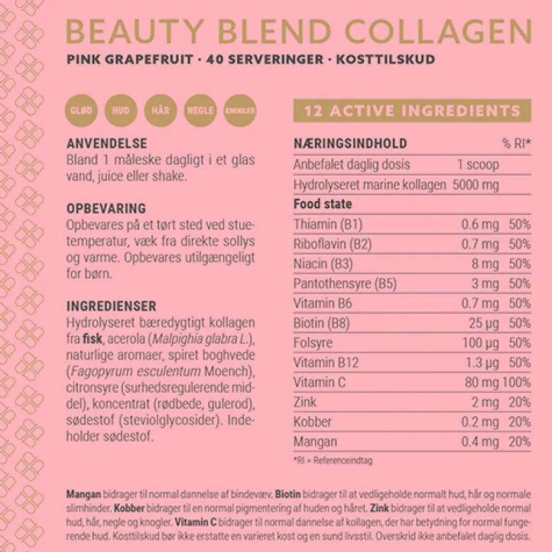 Plent Beauty Blend Collagen Pink Grapefruit (265 g)