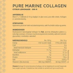 Plent Pure Marine Collagen Citrus Lemonade (300 g)