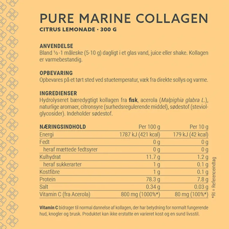 Plent Pure Marine Collagen Citrus Lemonade (300 g)